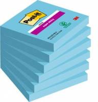3M Post-it SS-Notes 76x76 blå, 6 stk