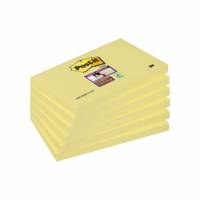 3M Post-it SS-Notes 76x127 90 ark pr blok gul, 6 stk
