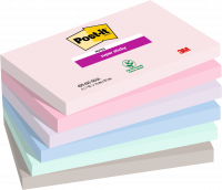 3M Post-it SS Soulful 76x127 90 ark pr blok, 6 stk