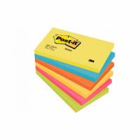 Post-it Notes 76x127 Energetic i assorterede farver