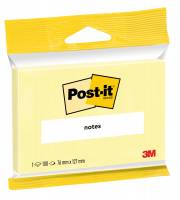 3M Post-it Canary 76x127 100 ark pr blok gul