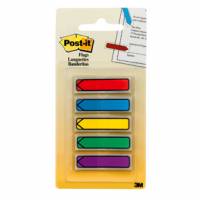 Post-it Indexfaner med pil 12x43mm, pakke med 5 farver