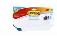 3M Command BATH11 selvklæbende badehylde mat hvid