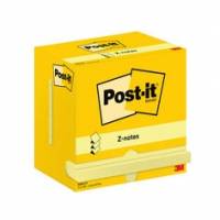 3M Post-it Z-Notes 76x127 gul, 12 stk