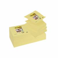 3M Post-it Z-Notes 76x76 Super Sticky gul, 12 stk