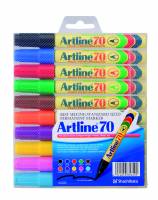 Artline marker EK70 permanent 1,5mm, sæt med 10 farver