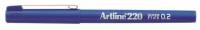 Artline fineliner 220 SF 0.2 blå