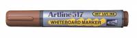 Artline 517 whiteboardmarker med 3mm rund spids brun