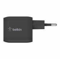 Belkin 45W PD PPS Dual USB-C GaN oplafer Universal, sort