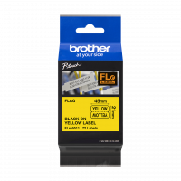 Brother FLe-6511 labeltape gul 45mmx2,1cm