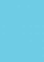 Farvet karton A4 170g svanemærket 10 ark himmelblå