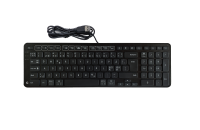 Contour Balance tastatur med ledning v2 Nordic sort