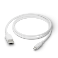 dBramante kabel - USB-A til MFI Lightning - TPE, 1,2 meter hvid