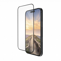 dBramante eco-shield skærm beskyttelse til iPhone 17 Pro Max - sort ramme