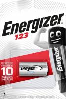 Energizer Lithium Photo CR123 batteri 3V, 1 stk pakning