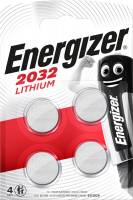 Energizer Lithium CR2032 batterier, 4 stk pakning