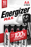 Energizer MAX AA batteri LR6, 4 stk pakning