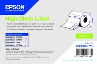 Epson High Gloss Label etiketrulle 102x152mm 800 etiketter pr rulle hvid