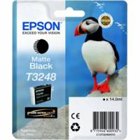 Epson C13T32484010 T3248 original blækpatron Mat Black mat sort