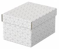 Esselte Home opbevaringsboks Small hvid, pakke a 3 stk