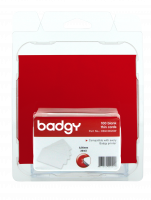 Badgy blank white 0,50mm thick cards (100)