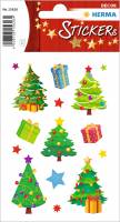 Stickers selvklæbende klistermærker - Decor juletræ og pakker