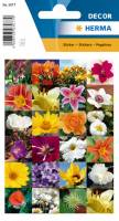 Stickers selvklæbende klistermærker - Decor farverige blomster