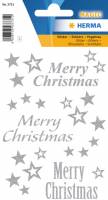 Stickers selvklæbende klistermærker - Magic Merry Christmas glitter