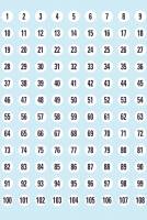 Herma etiket tal runde etiketter 1-540 ø8 sort/hvid, 5 ark (108 pr ark)