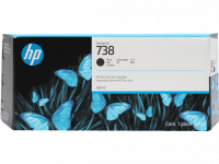 HP 738 original lasertoner 300-ml til DesignJet Ink Cartridge sort