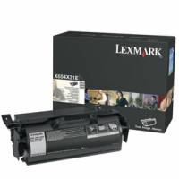 Lexmark X654X31E X654/658 original lasertoner sort