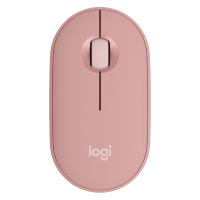 Logitech Pebble Mouse 2 M350s trådløs mus rosa
