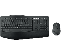 Logitech MK850 Performance trådløst tastatur og mus, sort nordisk