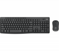 Logitech MK295 Silent trådløst tastatur og mus, Graphite nordisk