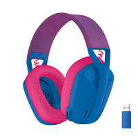 Logitech G435 LIGHTSPEED trådløst gaming headset, blå