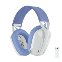 Logitech G435 LIGHTSPEED trådløst gaming headset, hvid