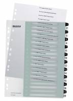 Register printbar PP A4+ 1-20 hvid/sort