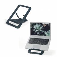 Leitz Ergo laptop stand justerbar i sort aluminium