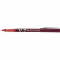 Pilot Ball-liner Hi-Tecpoint V7 0,7 rød