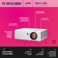 RICOH Compact Projector PJ WUL5860 29-303'' (4000 Lumen)