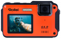 ROLLEI Sportsline 64 selfie vandtæt kamera orange