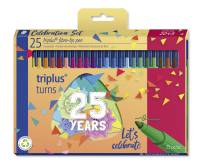 Staedtler fiberpen Triplus Color 1,0 25 år ass 20+5 forskellige farver