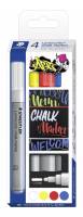 Lumocolor Chalkmarker 2,4mm, pakke med 4 farver