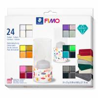 Fimo Soft Effect modeller 24 farver 25g