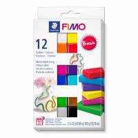 Fimo Soft Basic modeller 12 farver a 25g