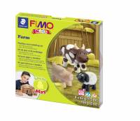 Fimo Kids Form & Play Bondegård modeller 4 farver a 42g
