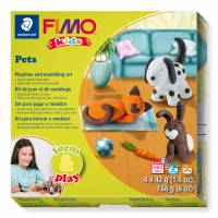 Fimo Kids Kæledyr modeller 4 farver a 42g