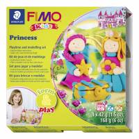 Fimo Kids Prinsesse modeller 4 farver a 42g
