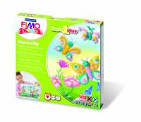 Fimo Kids Sommerfugl modeller 4 farver a 42g