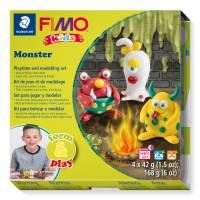 Fimo Kids Monsters modeller 4 farver a 42g